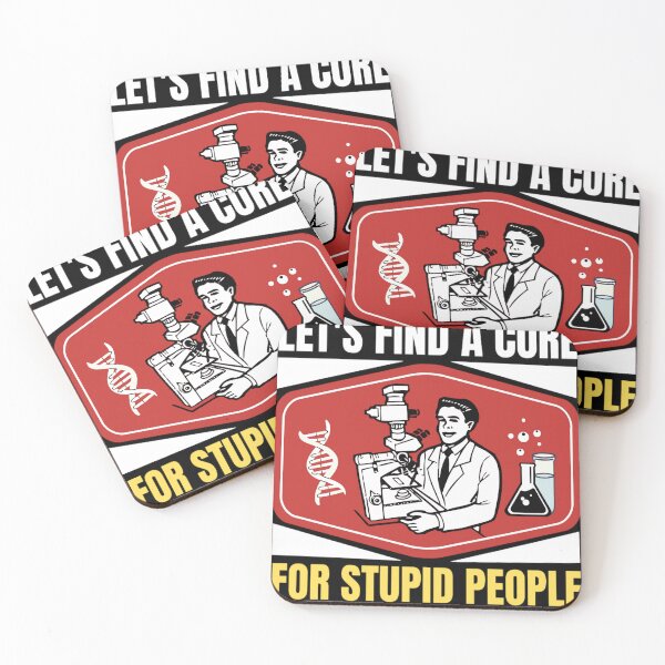 Item preview, Let's Find A Cure For Stupid People | The World Of Science | Science Joke designed and sold by chetan786.