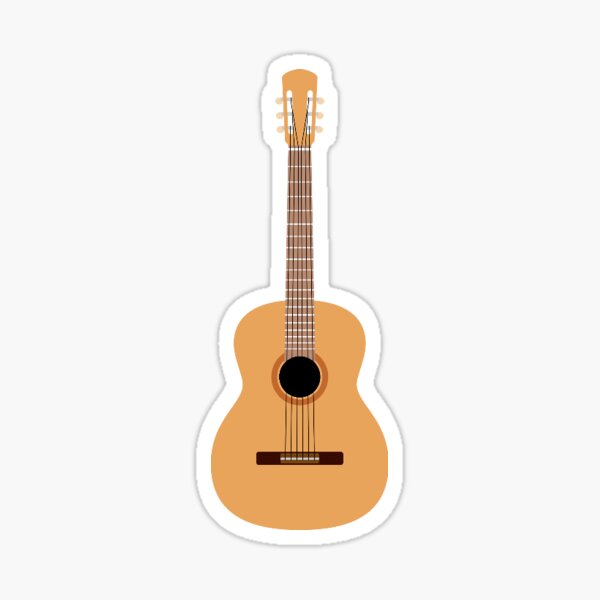 small guitar stickers