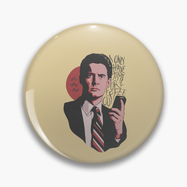 Item preview,  I Only Have Time For Coffee Dale Cooper David Lynch Sustainable High Quality Super Soft Material designed and sold by queencrown.