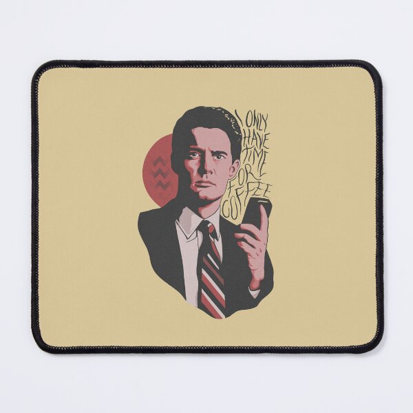 Item preview,  I Only Have Time For Coffee Dale Cooper David Lynch Sustainable High Quality Super Soft Material designed and sold by queencrown.