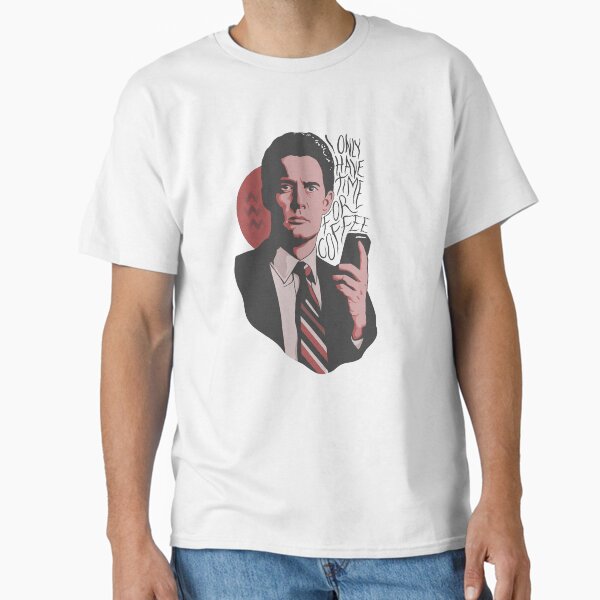Item preview,  I Only Have Time For Coffee Dale Cooper David Lynch Sustainable High Quality Super Soft Material designed and sold by queencrown.