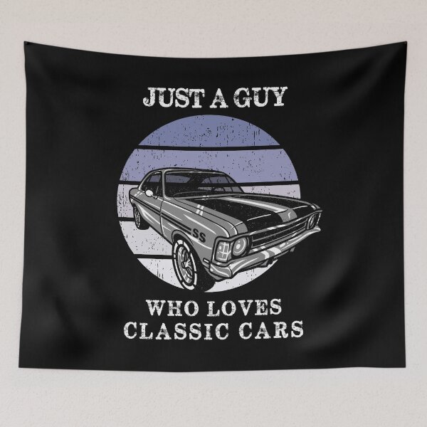 Item preview, Just A Guy Who Loves Classic Cars designed and sold by R&BApparel.
