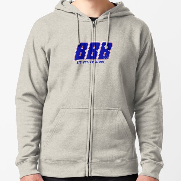 Zubaz NFL Buffalo Bills Men's Heavyweight Full Zip Fleece Hoodie