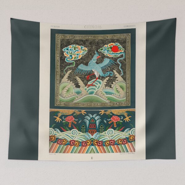 Item preview, Chinese Design Art Nouveau  designed and sold by FutureIsRetro.