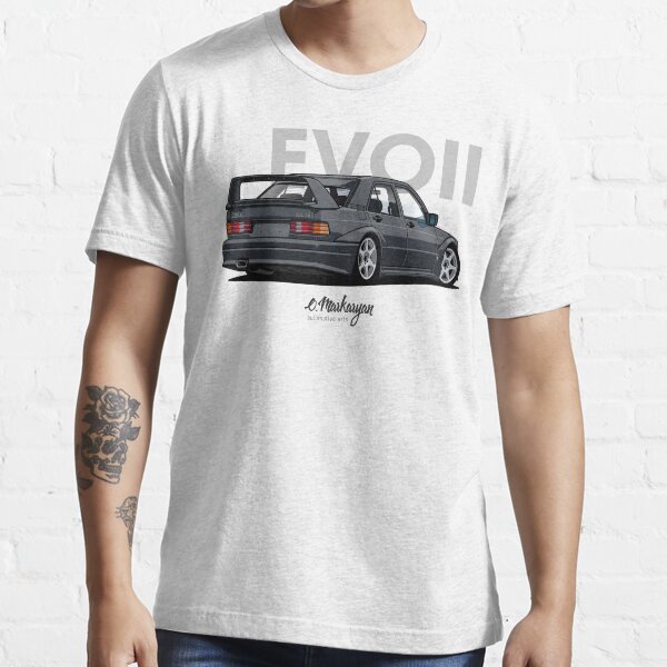 190E Evo II (schwarz) Essential T-Shirt
