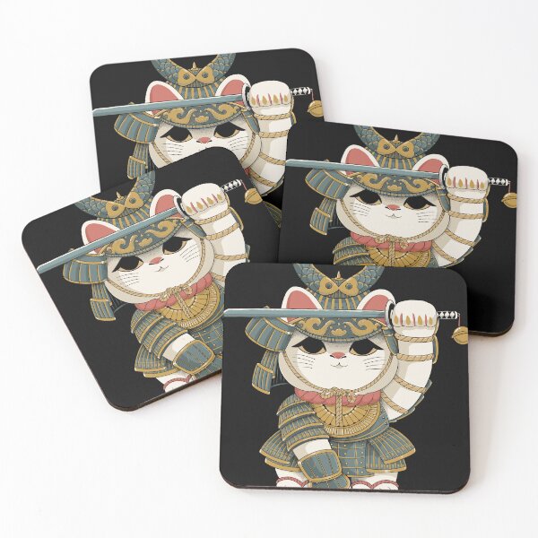 Item preview, Lucky cat samurai designed and sold by ppmid.