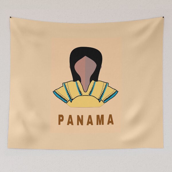 Item preview, illustration of indigenous gnobe from panama designed and sold by Melquidedec.