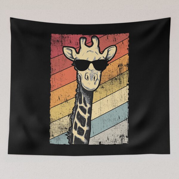 Item preview, Retro Vintage Giraffe Sunglasses Gift Funny Animal Lover designed and sold by alanxgoldberger.