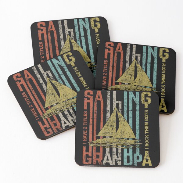 Item preview, Retro Vintage Sailing Grandpa Funny Sailing Gift designed and sold by alanxgoldberger.