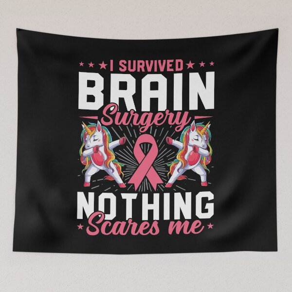 Item preview, I Survived Brain Surgery Shirt, Brain Surgery Survivor, Chiari Malformation, Intracranial Hypertension, Brain Cancer Tee, Hydrocephalus Tee designed and sold by aymob.