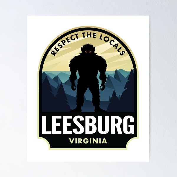 Item preview, Leesburg Virginia Bigfoot Sasquatch designed and sold by HalpinDesign.