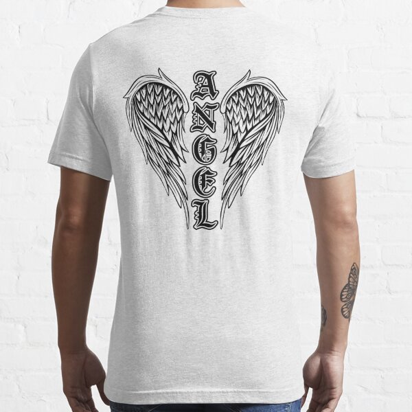 Angels Baseball T-Shirt Afro T-Shirt Angel Wing Tee Shirt Clothing