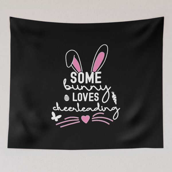 Aperçu de l'œuvre Funny Easter Bunny Ears Cheerleading Amant Jeu de mots créée et vendue par JodieRilenge.
