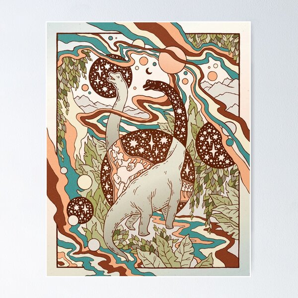 Item preview, Jurassic Portal Poster designed and sold by rosareastwood.