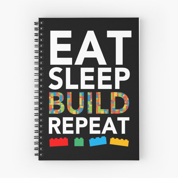 Item preview, Sleep Eat Build Repeat Building Blocks Bricks Master Builder designed and sold by alanxgoldberger.