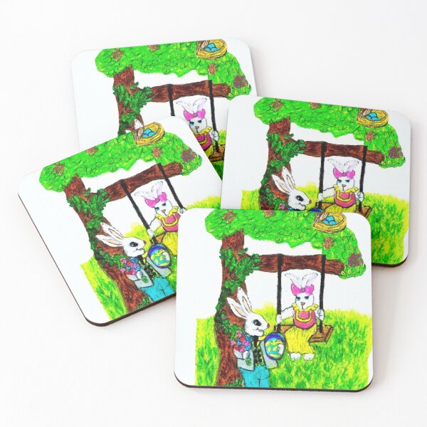 Item preview, EASTER BUNNY SHOWING LOVE designed and sold by JoAnnHayden.