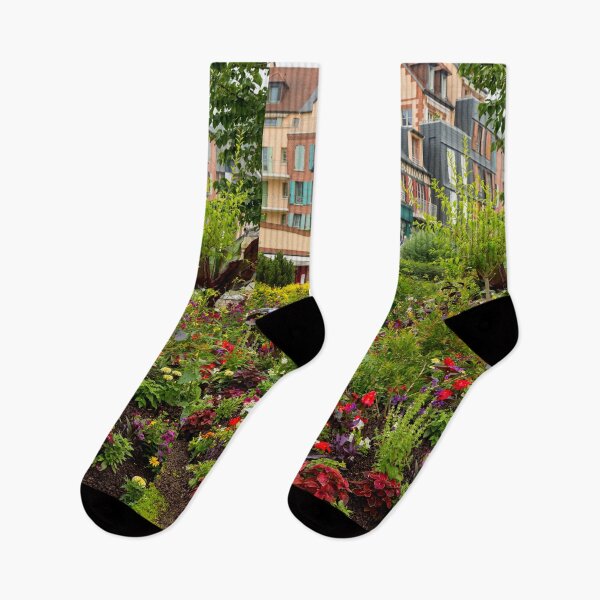 Item preview, Downtown Honfleur France Garden designed and sold by PsychoAlien.com.