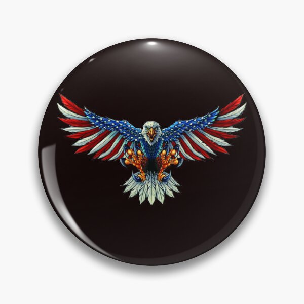 Item preview, Copy of American Eagle Dress in A American Flag Black designed and sold by Rowena Jones.