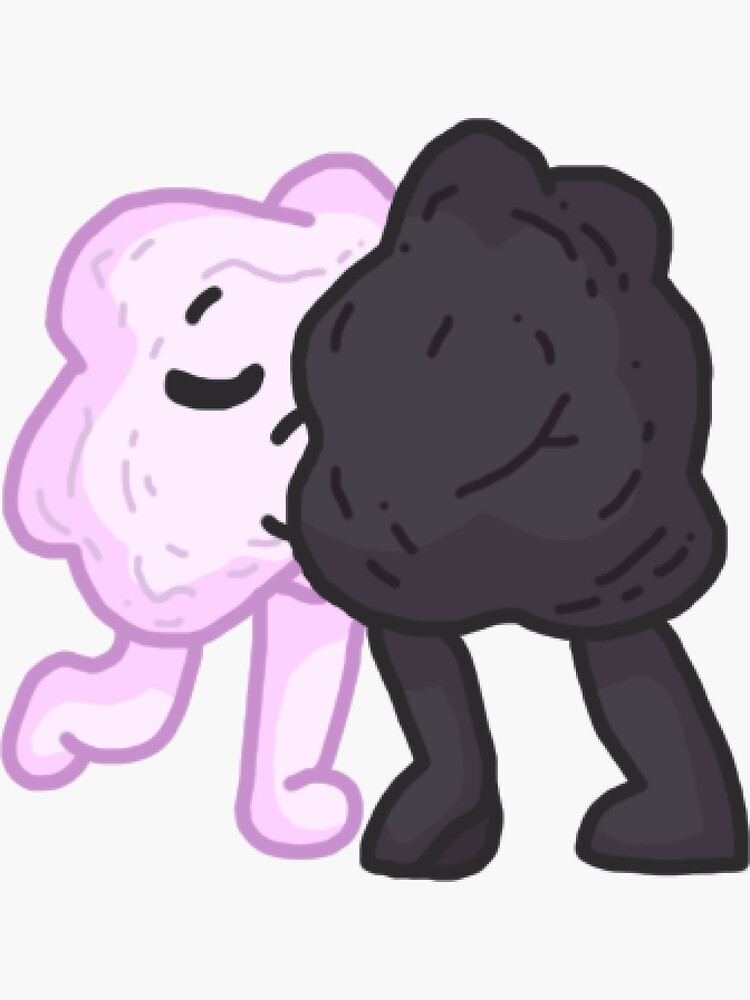 "Salt And Pepper Smiling Friends Sticker" Sticker by potatobros73