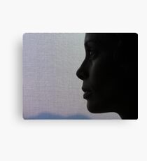 Daphne Silhouette Canvas Print