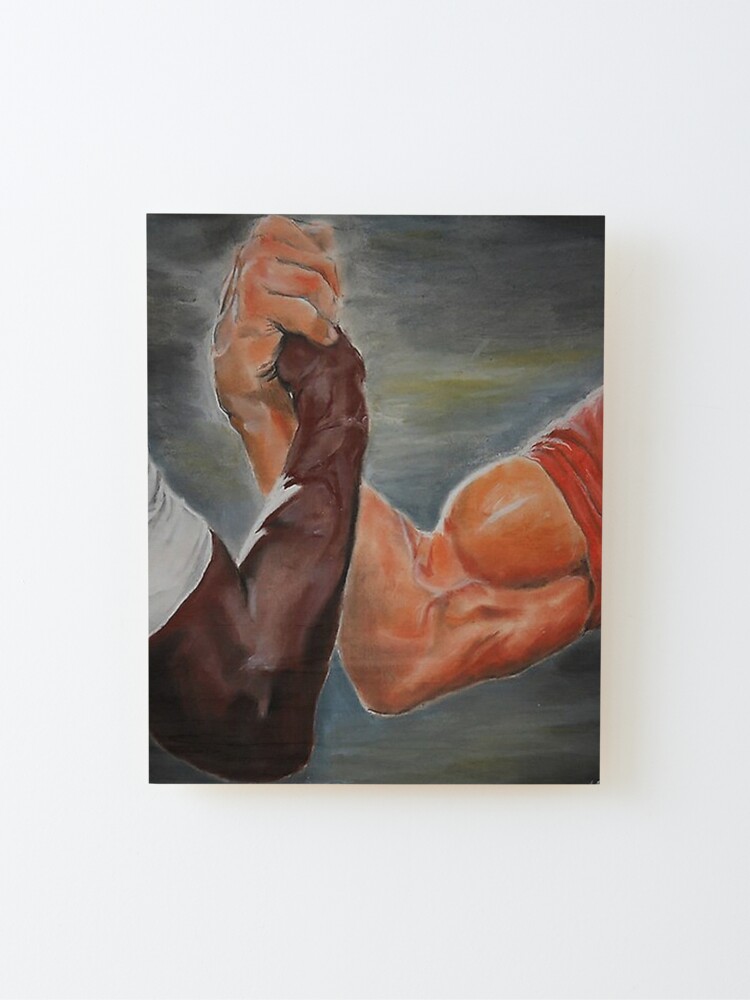 Epic Handshake Meme Tapestry Art Travel Colored Blanket Wall