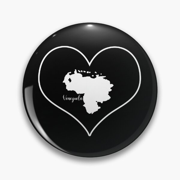 Item preview, Black heart Venezuela map designed and sold by Astralia.