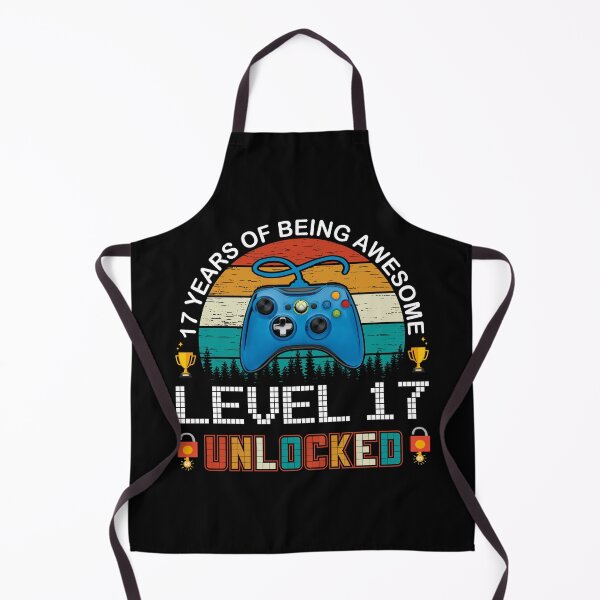 Item preview, 17 Years Of Being Awesome Level 17 Unlocked Gamer designed and sold by PansyBoyd.
