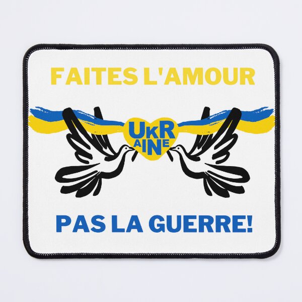 Item preview, Make Love, Not War - Peace for Ukraine designed and sold by BelovedBirmans.