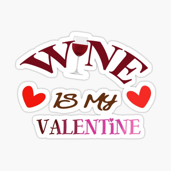 Item preview, El vino es mi amor de San Valentín-Día de San Valentín designed and sold by TShirtAwards.