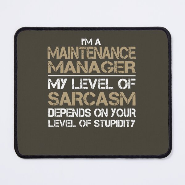 Item preview, Maintenance Manager Classic Guys Unisex, Best Women S, Retro Funny, Hot Fashionable, Good Idea designed and sold by Jake Sanders.