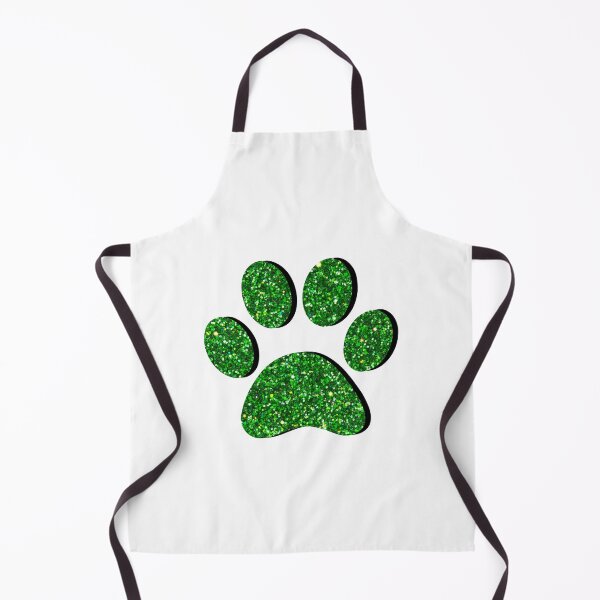 Item preview, Green Glitter Paw Print designed and sold by ViviTV.