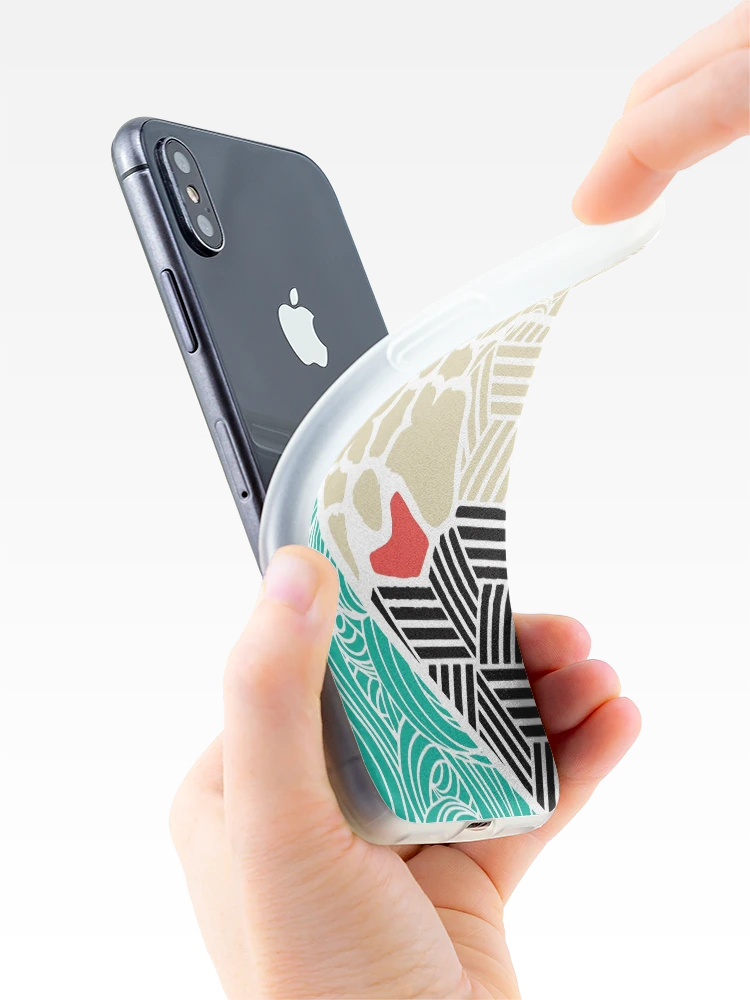 Thumbnail 4 of 5, iPhone Case, Pattern briks designed and sold by ColorcaustDS.
