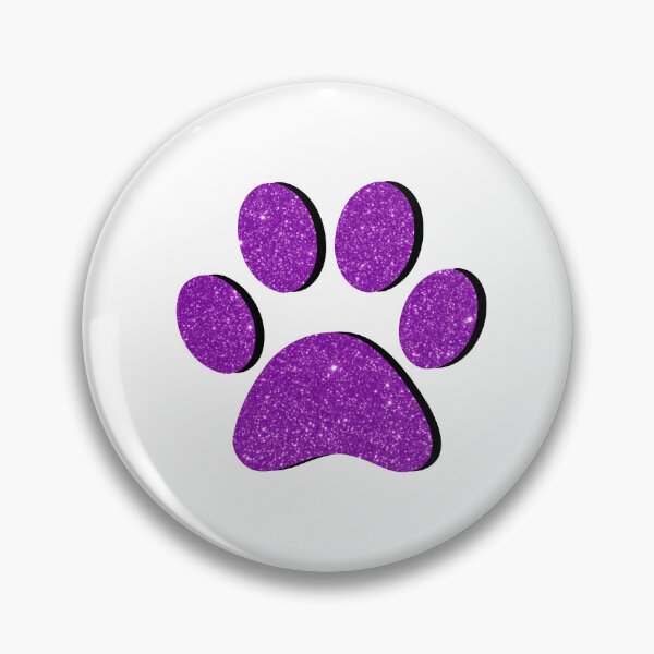Item preview, Purple Glitter Paw Print designed and sold by ViviTV.