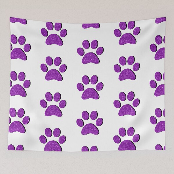 Item preview, Purple Glitter Paw Print designed and sold by ViviTV.