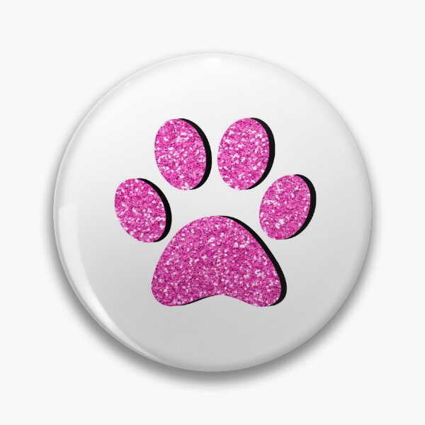 Item preview, Pink Glitter Paw Print designed and sold by ViviTV.