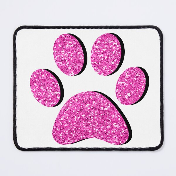 Item preview, Pink Glitter Paw Print designed and sold by ViviTV.