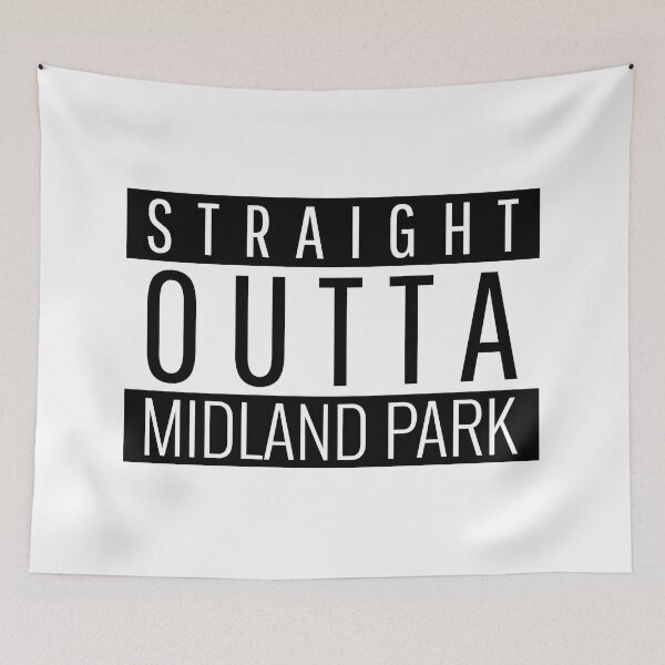 Item preview, Straight Outta Midland Park New Jersey Midland Park NJ designed and sold by Teelogic.