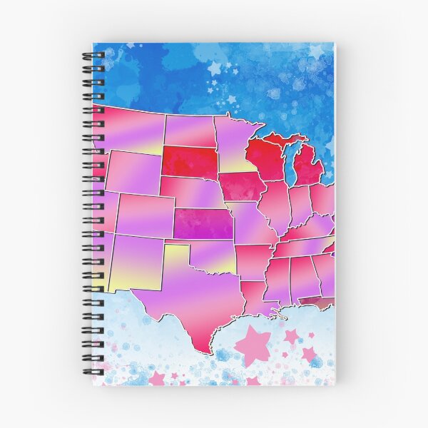 Item preview, united states map 3 designed and sold by BekimART.