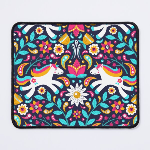 Item preview, Prancing Unicorn Floral designed and sold by robyriker.