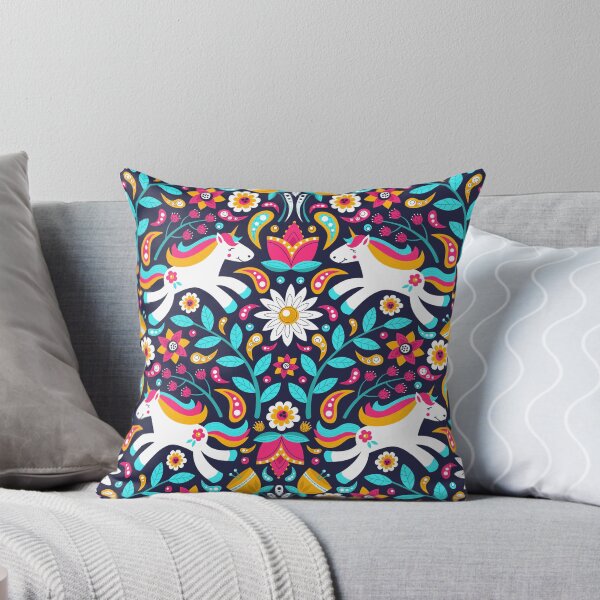Item preview, Prancing Unicorn Floral designed and sold by robyriker.
