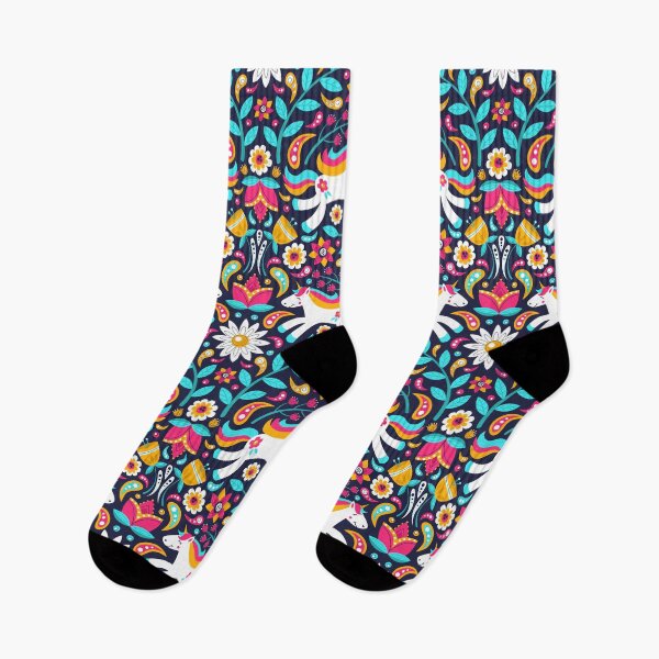 Item preview, Prancing Unicorn Floral designed and sold by robyriker.