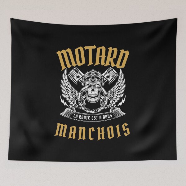 Aperçu de l'œuvre Cadeau Homme Motard Manche anniversaire créée et vendue par RomualdGR.