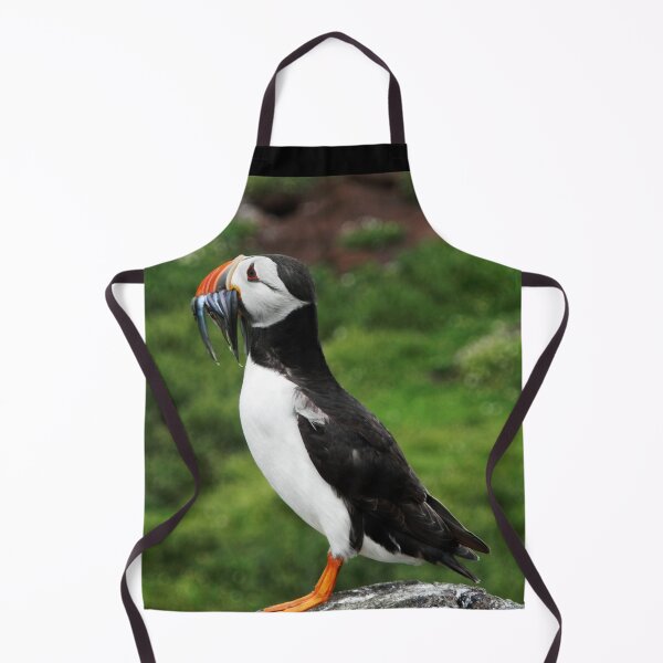 Item preview, Horned Puffin with Fresh Catch, Alaska designed and sold by AlaskaExtreme.