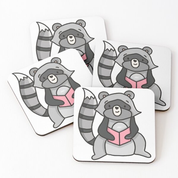 Item preview, Reading Raccoon designed and sold by DinosaurGoBrr.