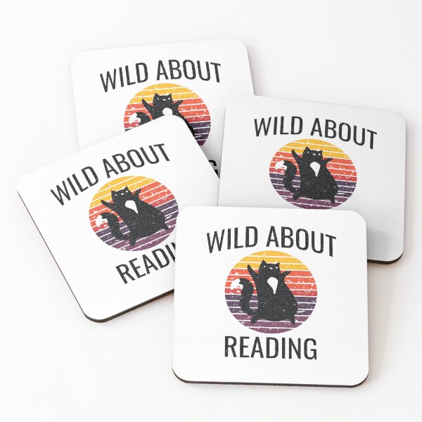 Item preview, Cat Wild About Reading designed and sold by theredfoxs.