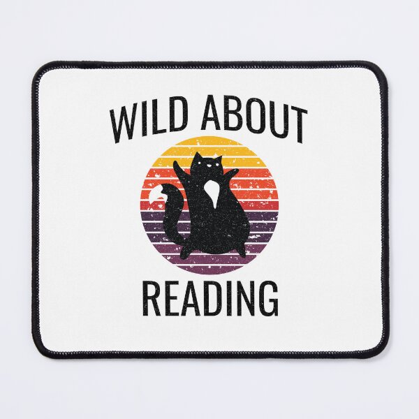 Item preview, Cat Wild About Reading designed and sold by theredfoxs.