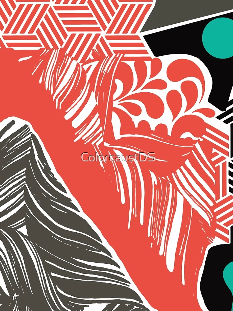 Thumbnail 5 of 5, A-Line Dress, Pattern composition designed and sold by ColorcaustDS.