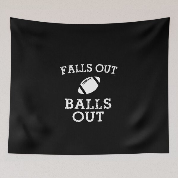 Item preview, Fall's Out Balls Out - Football T-Shirt designed and sold by granimatedesign.