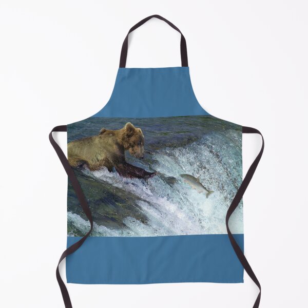 Item preview, Kodiak Brown Bear Fishing for Salmon- Alaska designed and sold by AlaskaExtreme.