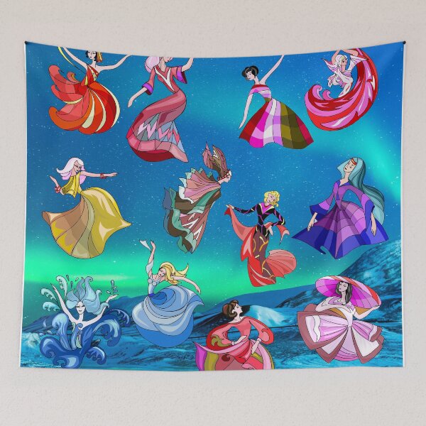 Item preview, Girls fairy tale colorful art  designed and sold by vishal kashyap.